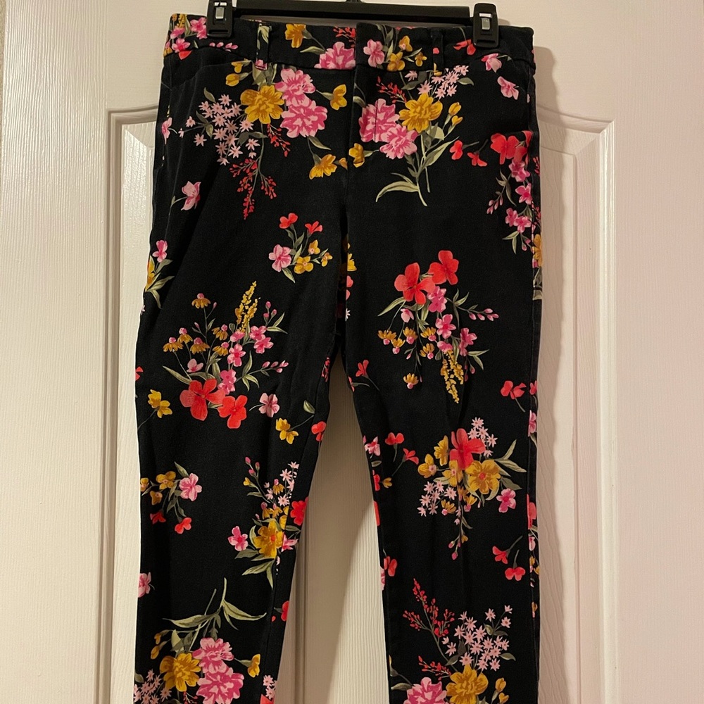 Pixie Floral Print Dress Pant